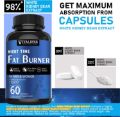 Night Time Fat Burner, 60 Capsules Weight Loss Diet Pills for Men and Women, Appetite Suppressant, Detox & Cleanse Promote Metabolism, Inhibits Carb Absorption and Sleep Aid