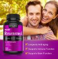 Resveratrol 1240mg, 60 Capsules Antioxidant & Trans-Resveratrol Supplement, Highly bioavailable Promotes Anti-Aging and Promotes Immune, Cardiovascular Support and Joint Support