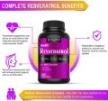 Resveratrol 1240mg, 60 Capsules Antioxidant & Trans-Resveratrol Supplement, Highly bioavailable Promotes Anti-Aging and Promotes Immune, Cardiovascular Support and Joint Support