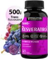 Resveratrol 1240mg, 60 Capsules Antioxidant & Trans-Resveratrol Supplement, Highly bioavailable Promotes Anti-Aging and Promotes Immune, Cardiovascular Support and Joint Support
