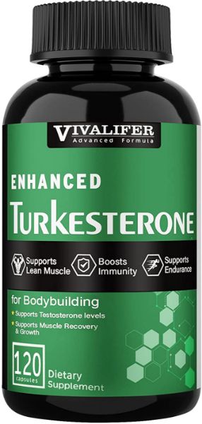 Turkesterone, 1000mg Muscle Building and Mood Boost, Male Strength Enhancer and Immune Supplement - 120 Vegan CapsulesTurkesterone, 1000mg Muscle Building and Mood Boost, Male Strength Enhancer and Immune Supplement - 120 Vegan Capsules