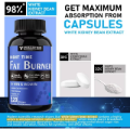 Night Time Fat Burner, Appetite Suppressant and Sleep Aid Supplement, Boost Metabolism, Weight Loss Pills for Women and Men, 120 Capsules Healthier Diet Pills