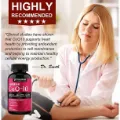 Picture of 2 Pack CoQ10 High Absorption, Antioxidant for Heart Health, 300 mg Natural Dietary Supplement, Total 180 count