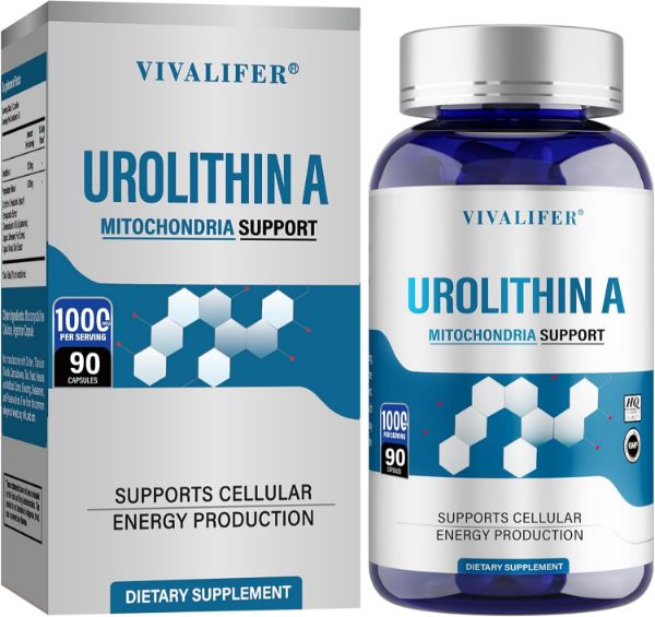 Picture of 1000 MG Urolithin A Supplement, 90 Softgels Powerful Antioxidants for Healthy Aging and Mitochondrial Support, Cell Repair